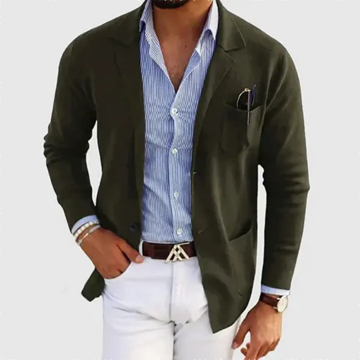 Men's Casual Blazer | Knitted