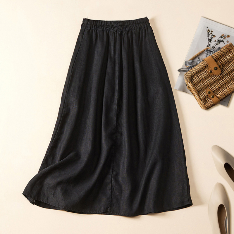 Women's A-Line Drawstring Skirt | Midi