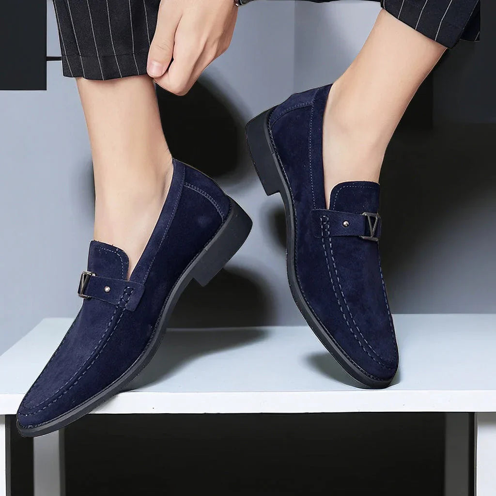 Men's Slip-On Loafers | Buckle Detail