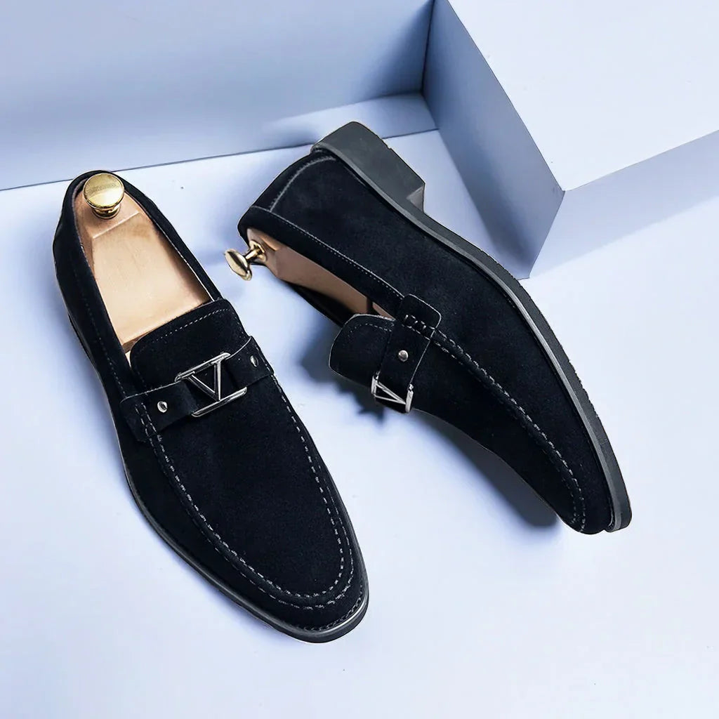 Men's Slip-On Loafers | Buckle Detail