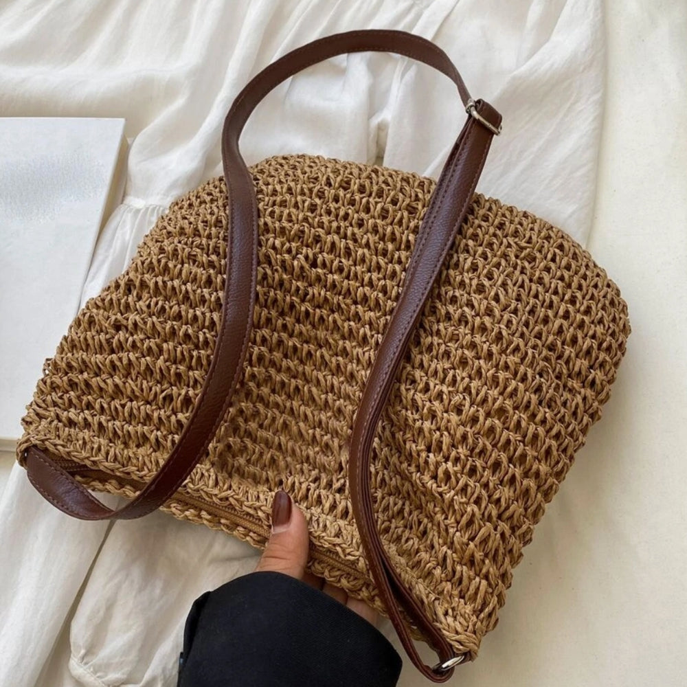 Women's Spacious Shoulder Bag | Woven