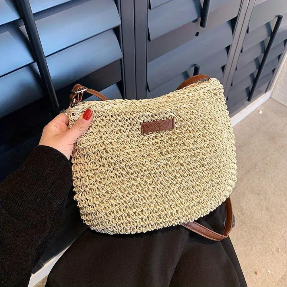 Women's Spacious Shoulder Bag | Woven