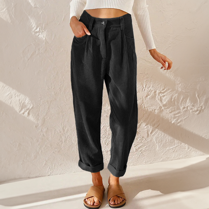 Women’s High Waisted Tapered Pants | Casual