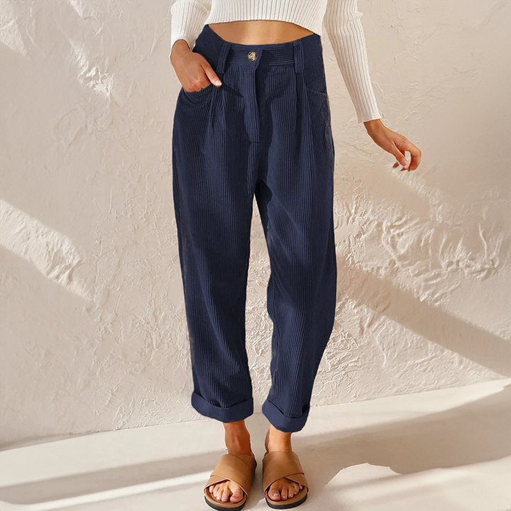 Women’s High Waisted Tapered Pants | Casual