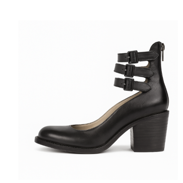 Women's Multi-Strap Ankle Buckle Heels | Vintage