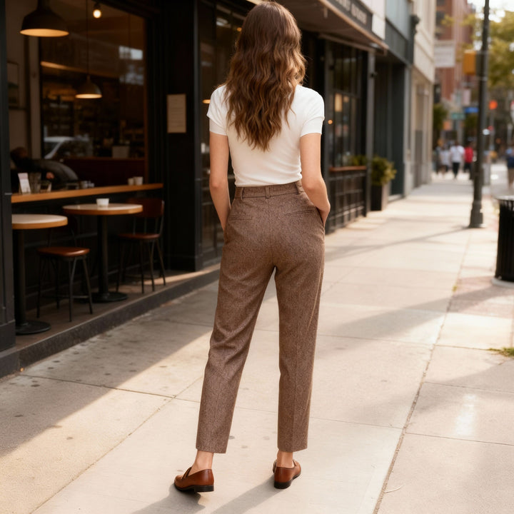 Women's Ankle Length Straight Leg Pants | Stylish