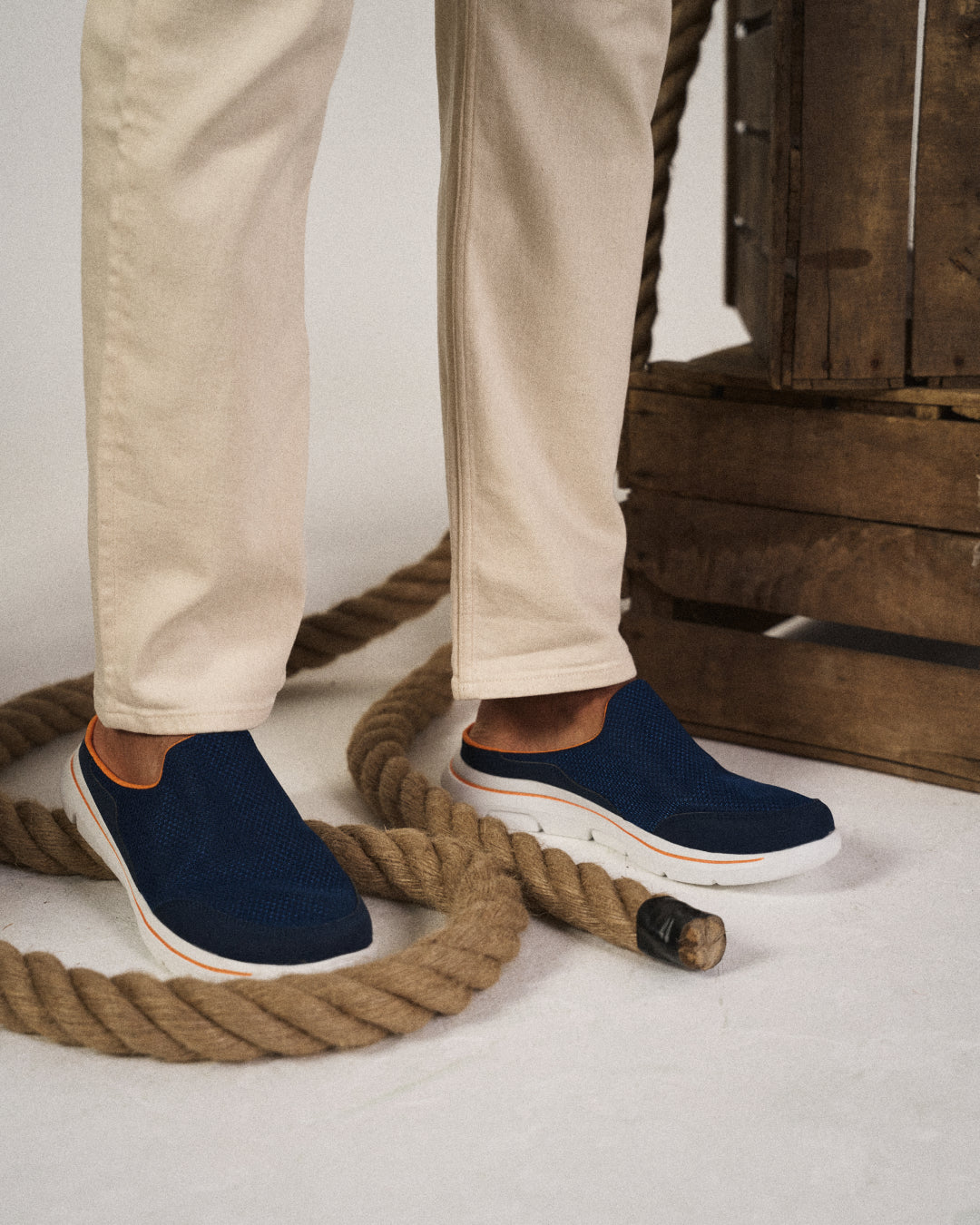 Men’s Casual Mule Sneakers | Backless