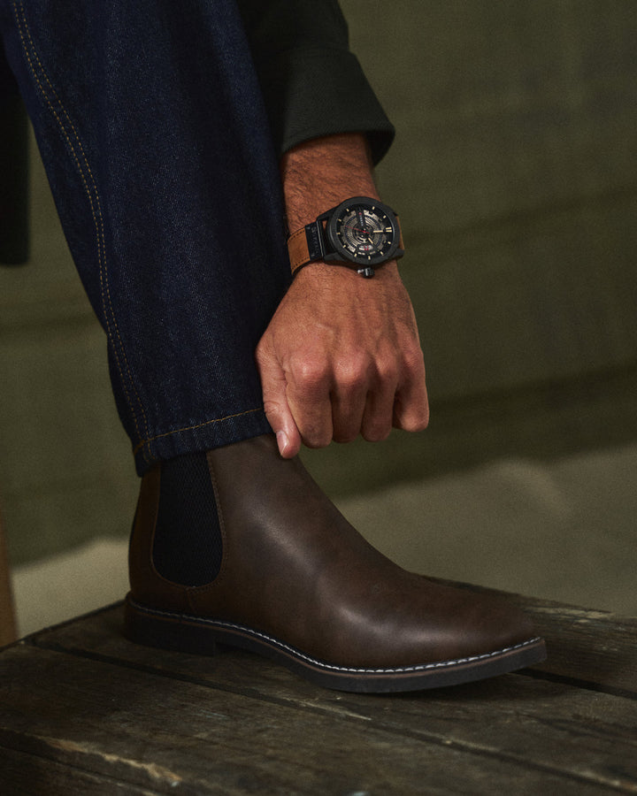 Men's Chelsea Style Boots  | Low Heel