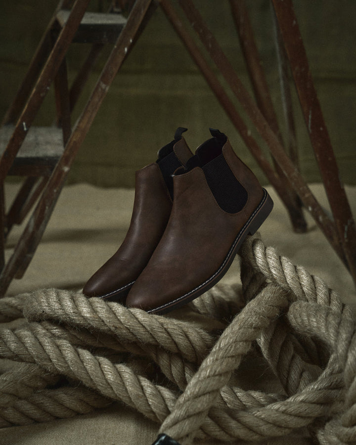 Men's Chelsea Style Boots  | Low Heel