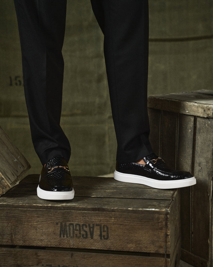 Men’s Slip On Loafers | Textured