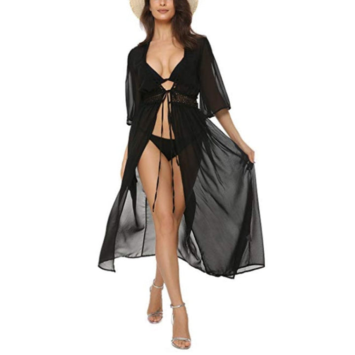 Women’s Beach Cover Up Dress | Tie Front