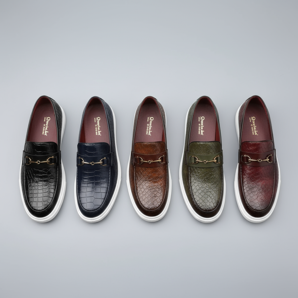 Men’s Slip On Loafers | Textured