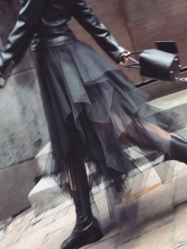 Women's Layered Tulle Skirt | Midi