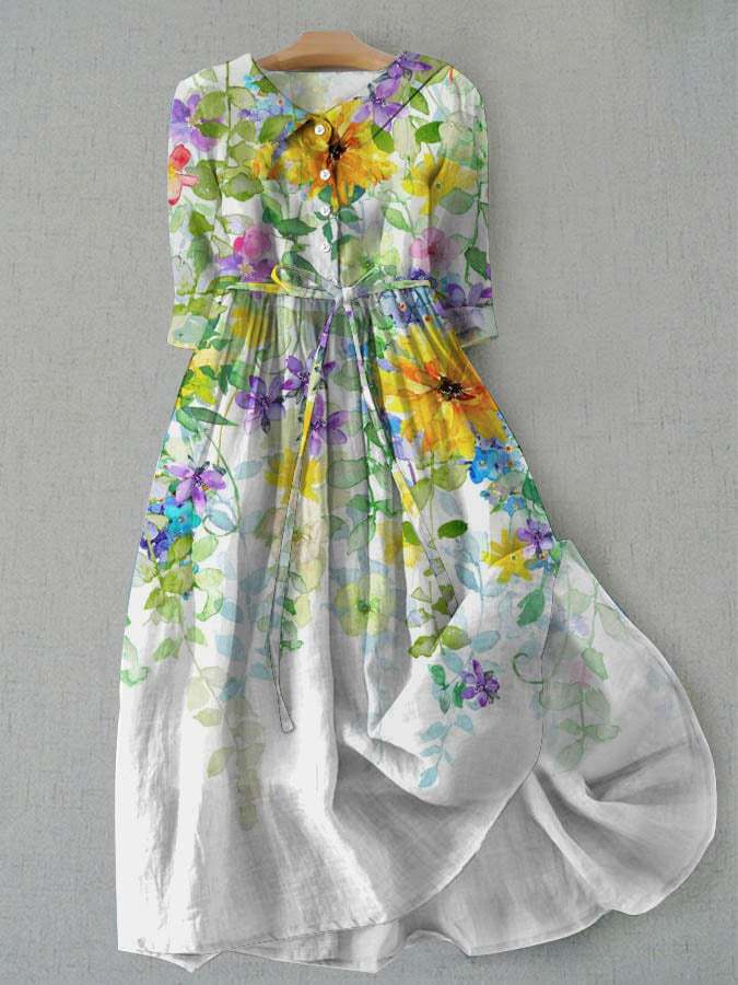 Women's Bohemian Summer Dress | Midi