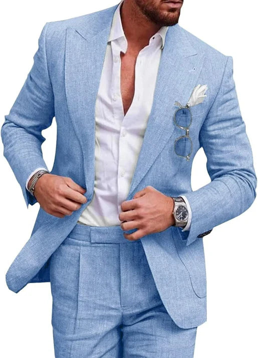Men's Formal Two-Piece Wedding Guest Suit | Blazer and Pants