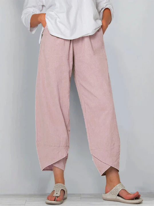 Women's Casual Cropped Trousers | Loose Fit