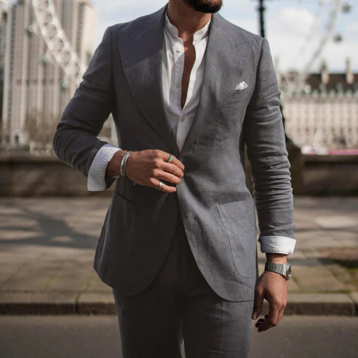 Men's Formal Two-Piece Wedding Guest Suit | Blazer and Pants