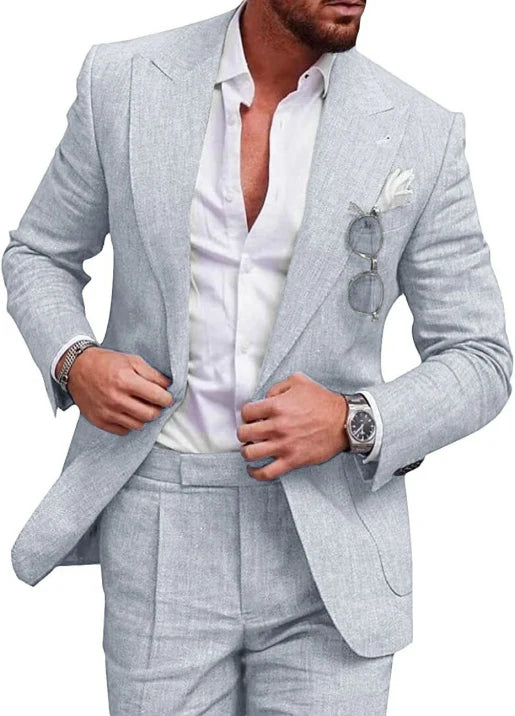 Men's Formal Two-Piece Wedding Guest Suit | Blazer and Pants