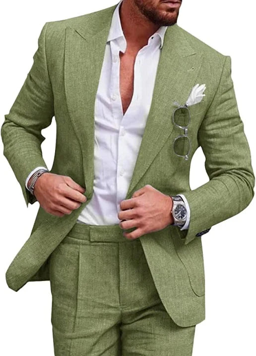 Men's Formal Two-Piece Wedding Guest Suit | Blazer and Pants