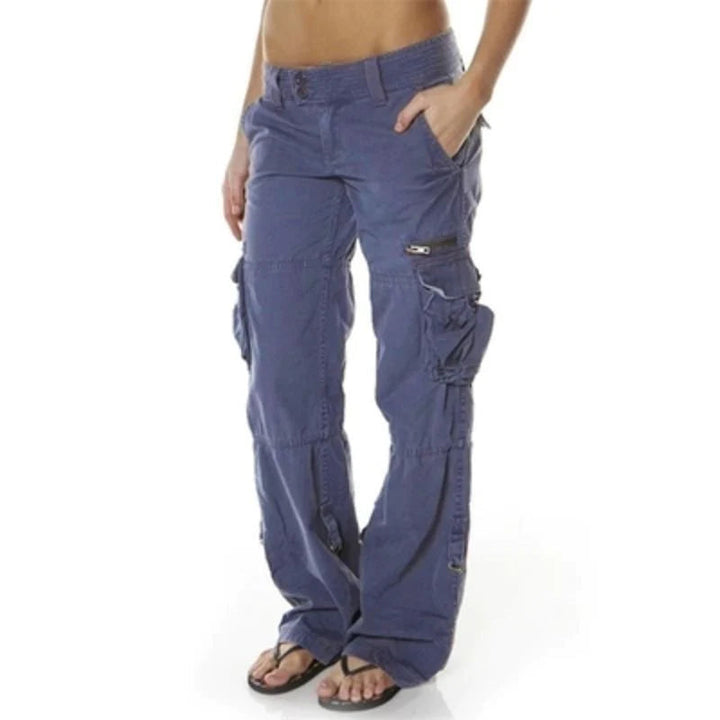 Women’s Wide Leg Cargo Pants | Multi Pockets