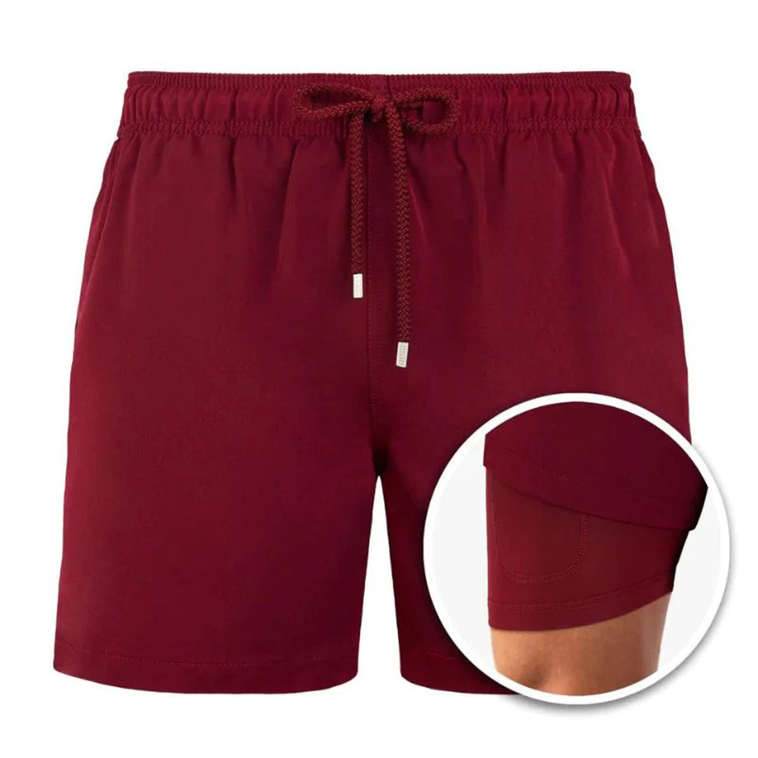 Men’s Swim Drawstring Shorts | Inner Pockets