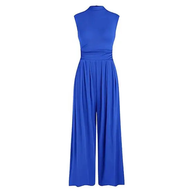 Women's Formal Sleeveless Jumpsuit | Wide Leg