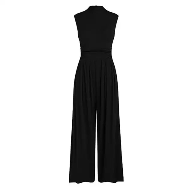 Women's Formal Sleeveless Jumpsuit | Wide Leg