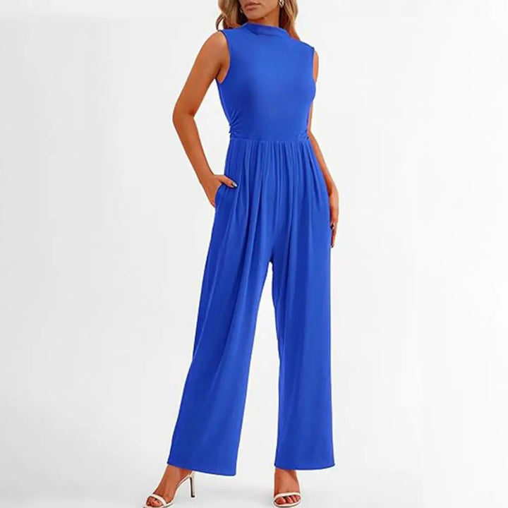 Women's Formal Sleeveless Jumpsuit | Wide Leg