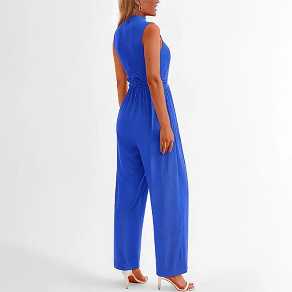 Women's Formal Sleeveless Jumpsuit | Wide Leg