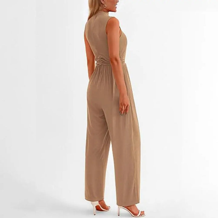 Women's Formal Sleeveless Jumpsuit | Wide Leg