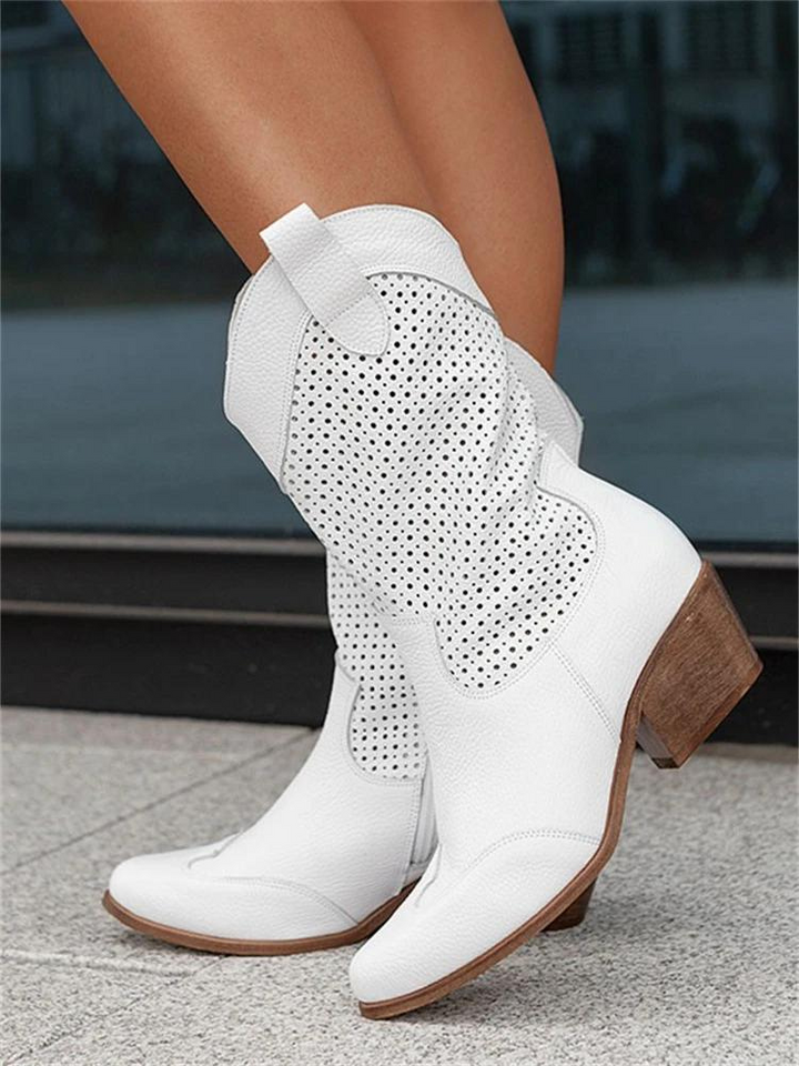 Women's Classic Cowboy Boots | Low-heel