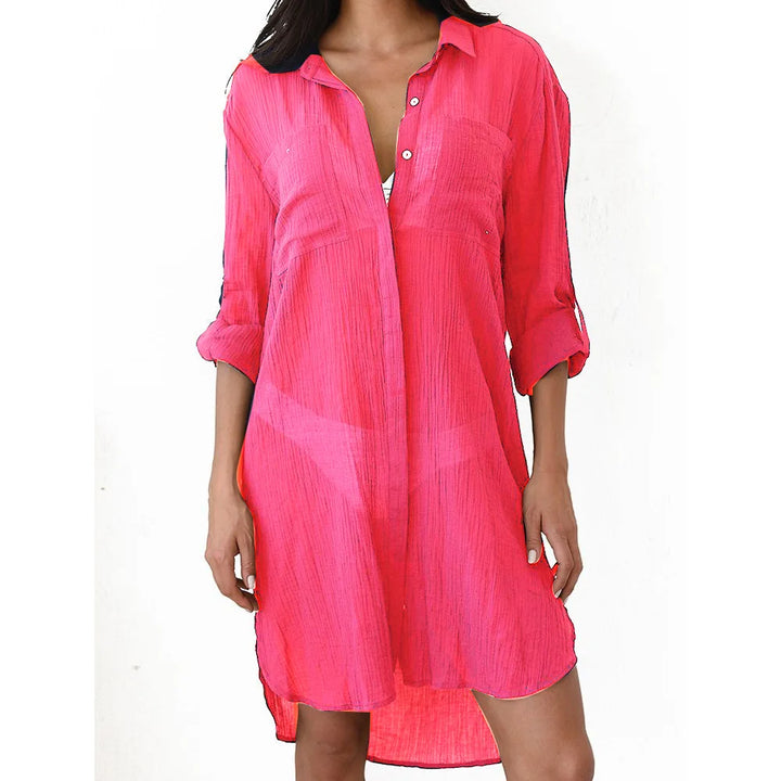 Women’s Beach Shirt Cover Up | Button Down