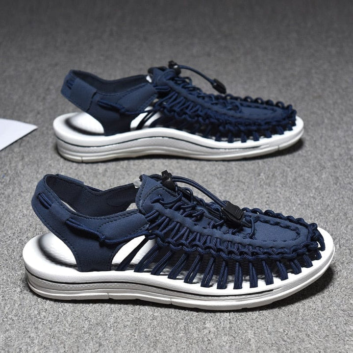 Men's Toggle Adjustable Lock Sandals | Round Toe