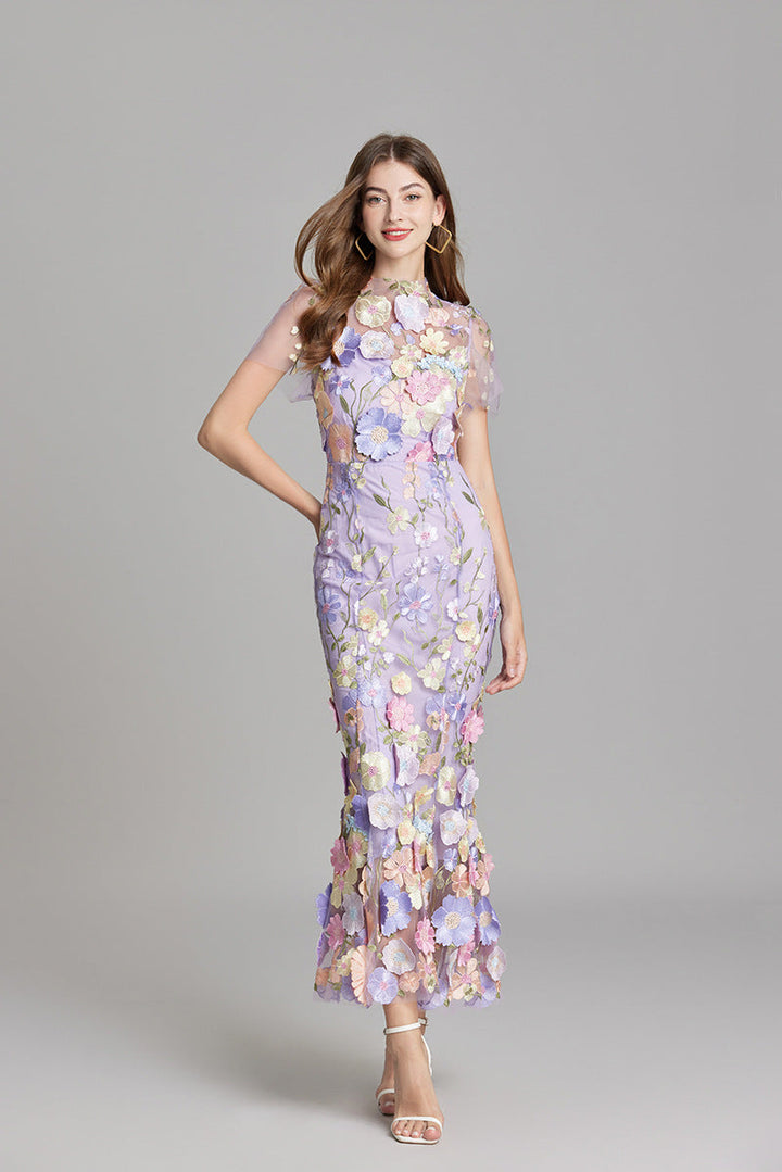 Women's Classic Floral Dress | Midi
