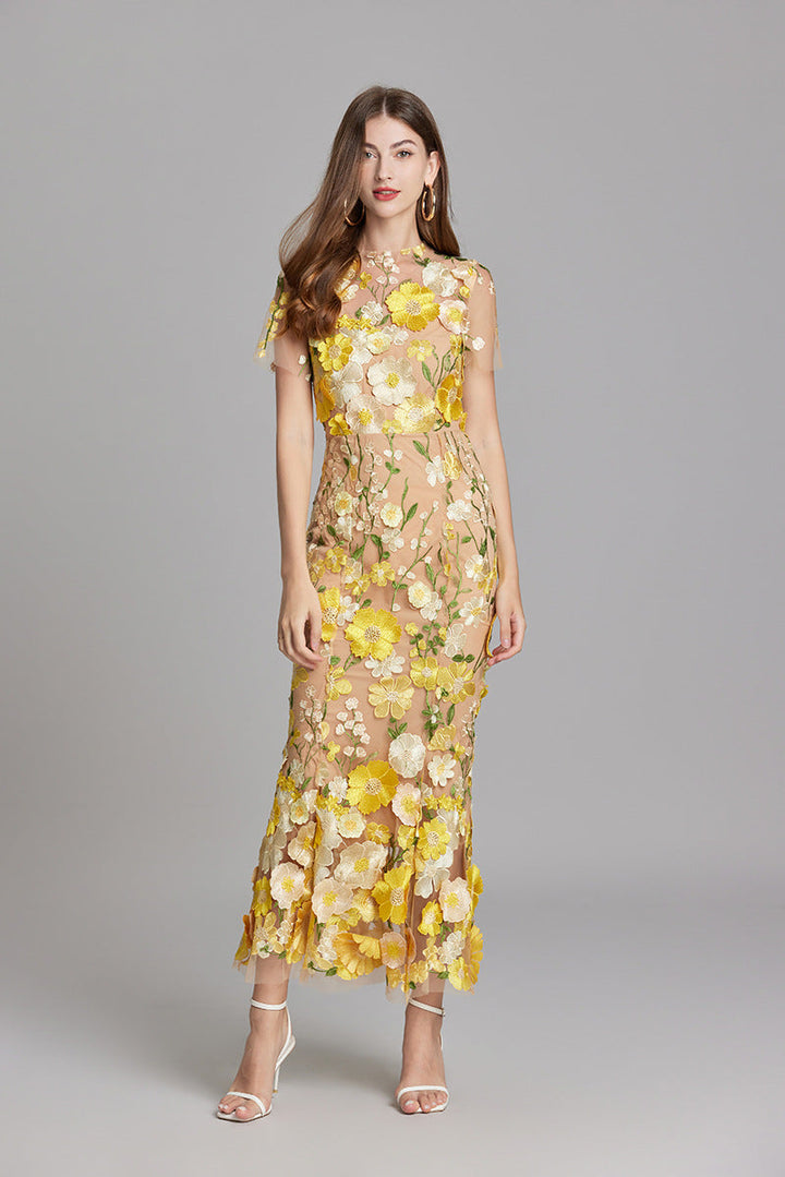 Women's Classic Floral Dress | Midi