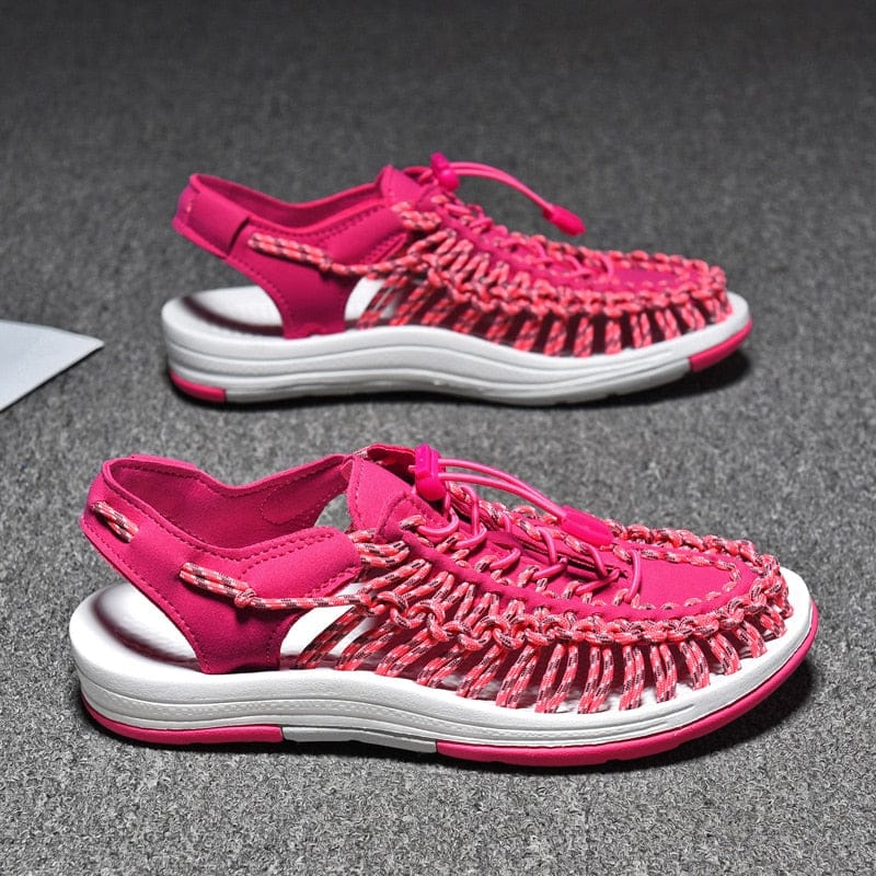 Men's Toggle Adjustable Lock Sandals | Round Toe