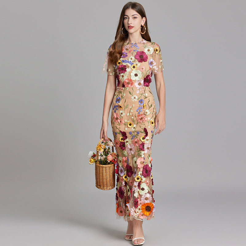 Women's Classic Floral Dress | Midi
