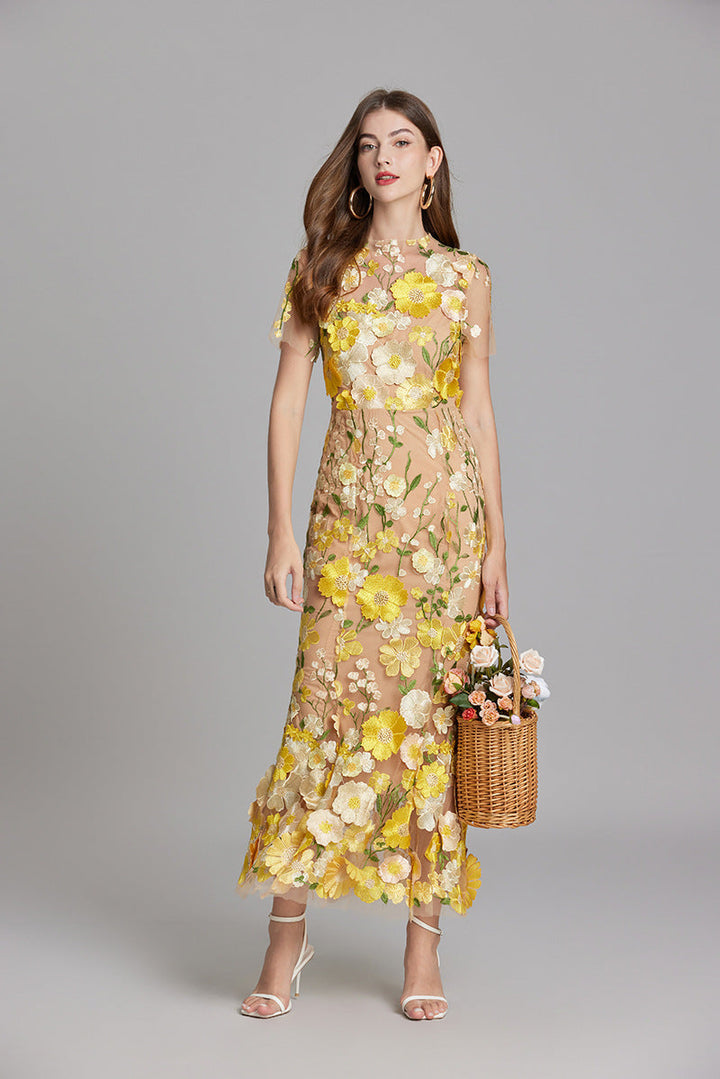 Women's Classic Floral Dress | Midi
