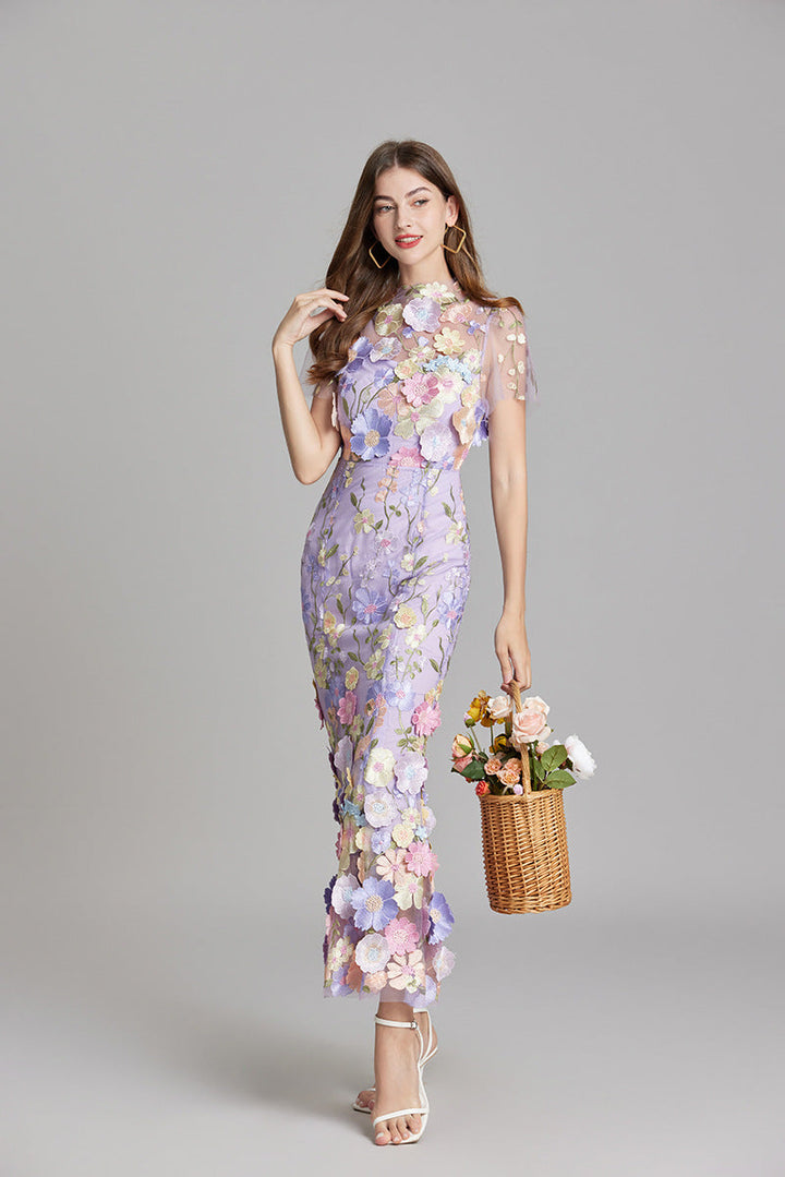 Women's Classic Floral Dress | Midi