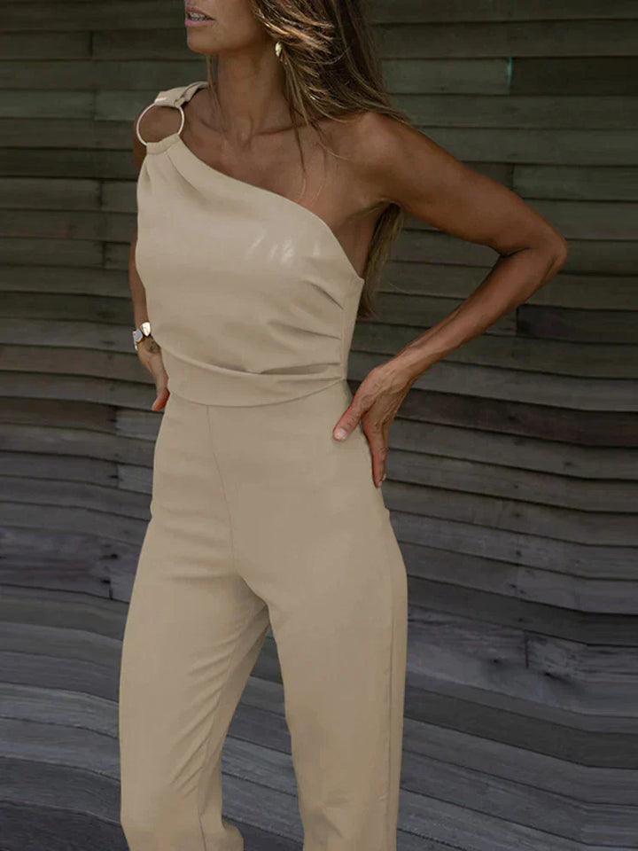 Women's One Shoulder Asymmetric Jumpsuit | Summer