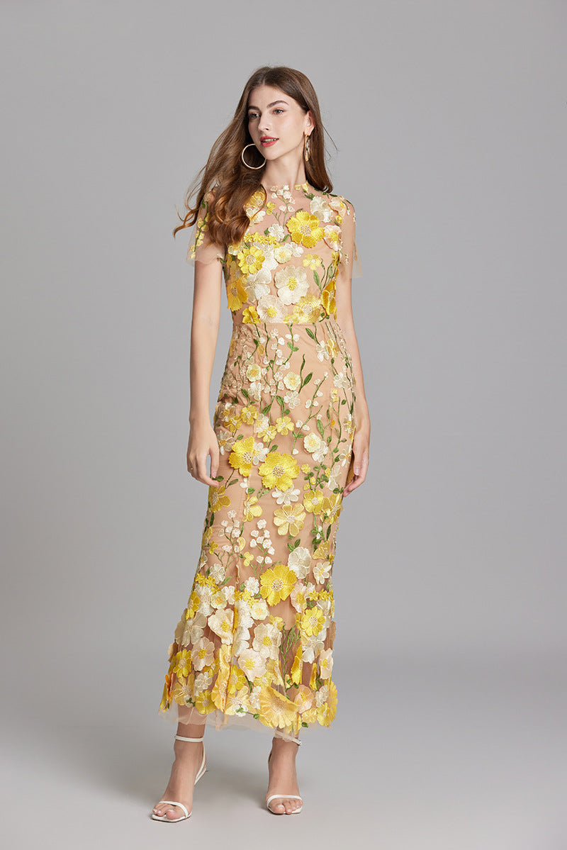 Women's Classic Floral Dress | Midi