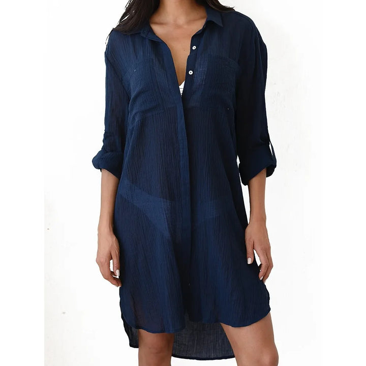 Women’s Beach Shirt Cover Up | Button Down
