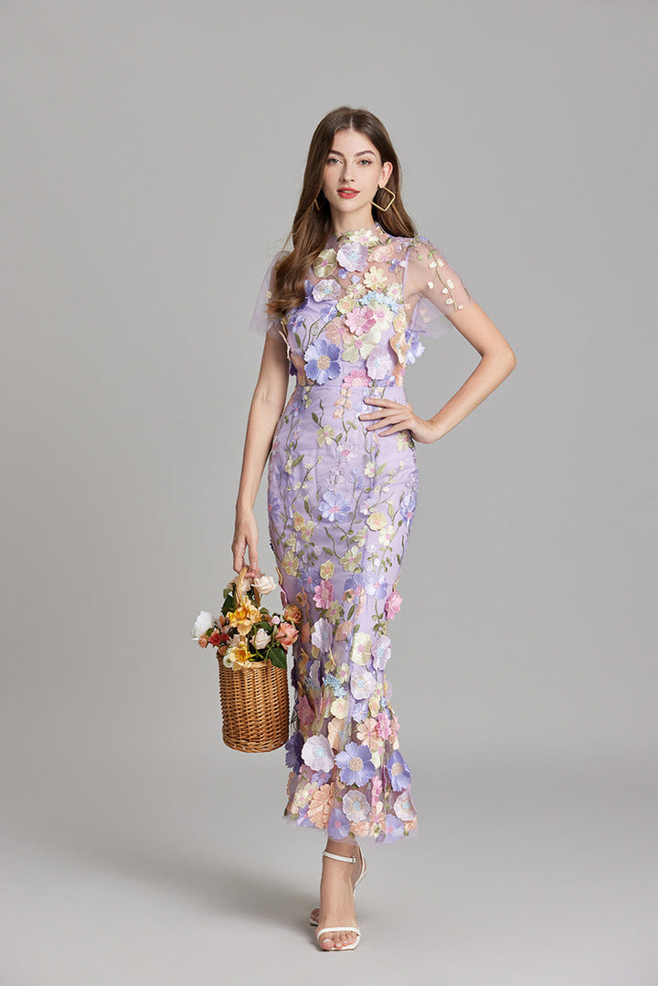 Women's Classic Floral Dress | Midi