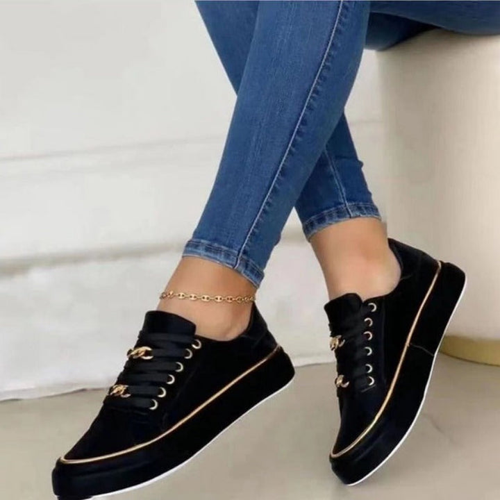 Women's Lace Up Classic Sneakers | Slip On