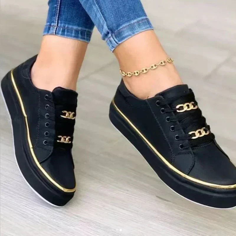 Women's Lace Up Classic Sneakers | Slip On