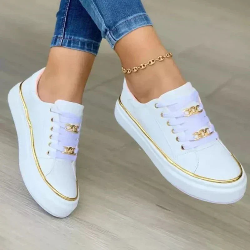 Women's Lace Up Classic Sneakers | Slip On