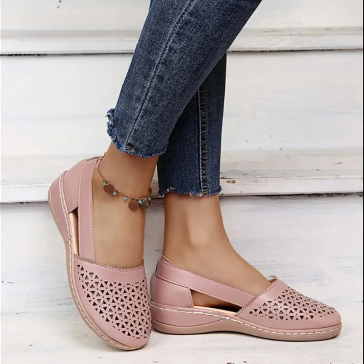 Women’s Cut Out Slip-On Loafers | Flat