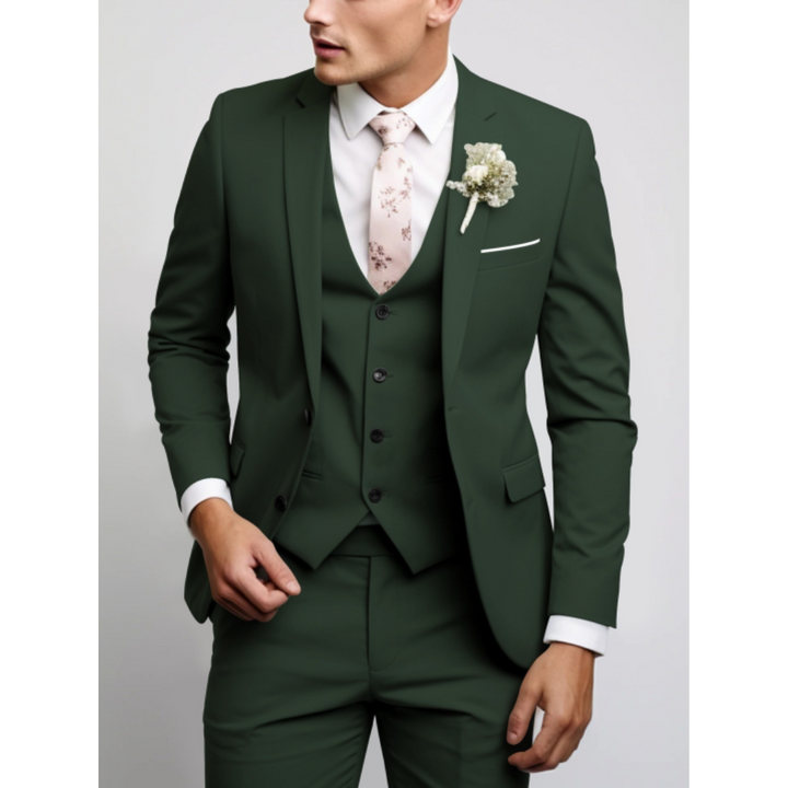 Men's Classic Slim-Fit Wedding Guest Suit | Three-Piece