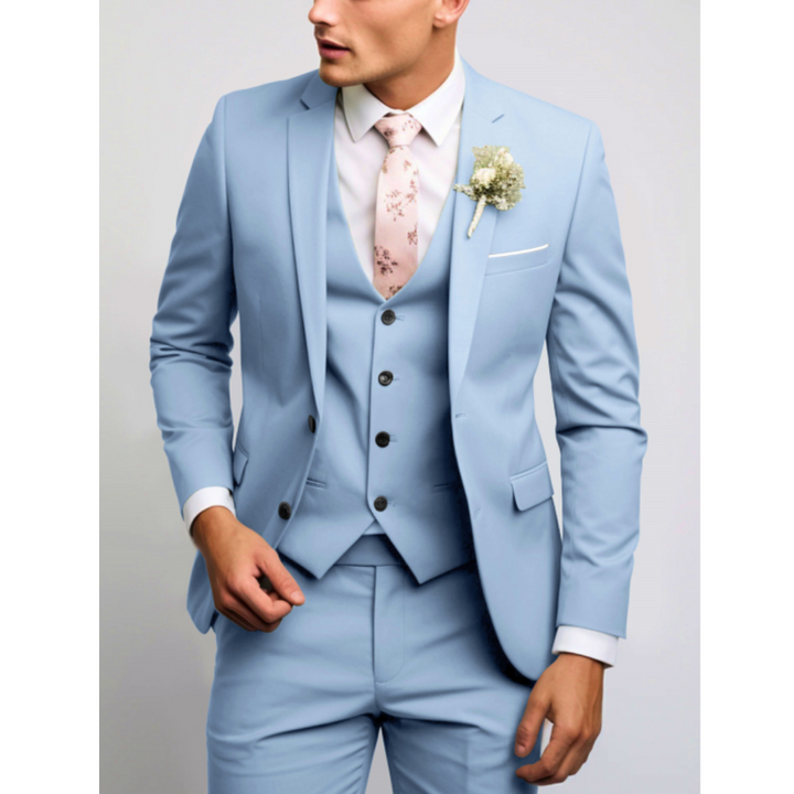 Men's Classic Slim-Fit Wedding Guest Suit | Three-Piece