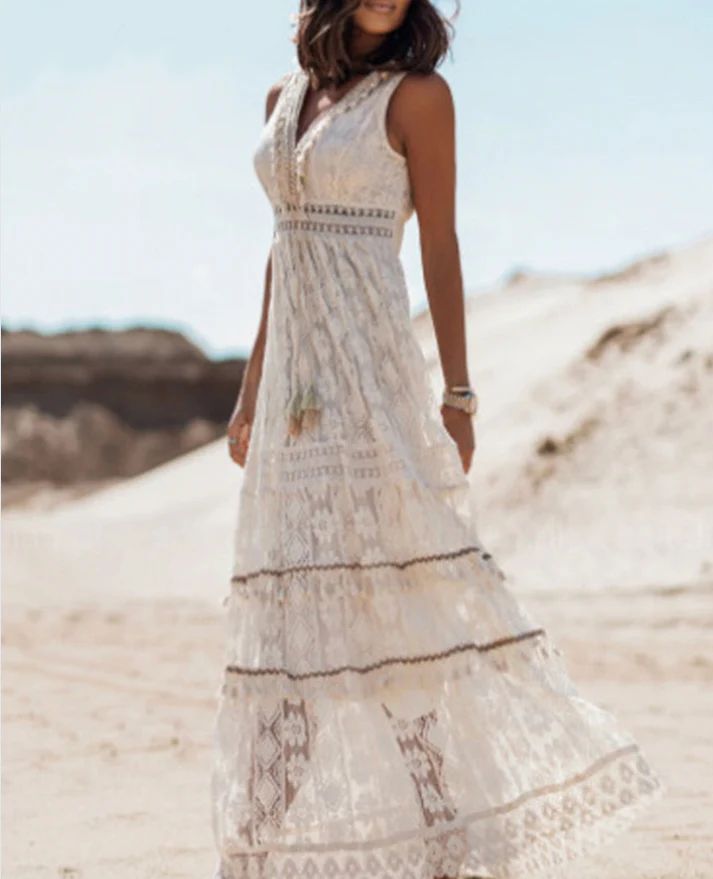 Women's Boho Style Dress | Maxi